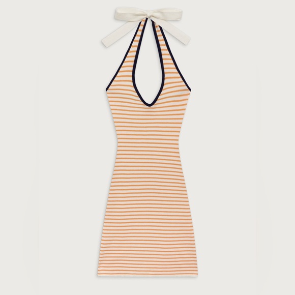 Frankie's Bikinis | Dresses | Frankies Bikinis Dolly Knit Mini Dress In  Sunset Stripe | Poshmark
